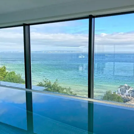 Philine - Penthouse 28 Mit Panoramablick, Pool, & Kamin וילה Sellin (Rugen)